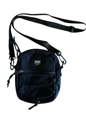 Vans "Off The Wall" Black Crossbody Mini Bag Modern Utility Gorpcore